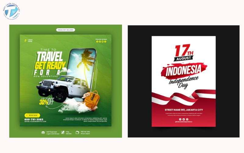 poster giúp tạo ấn tượng mạnh mẽ